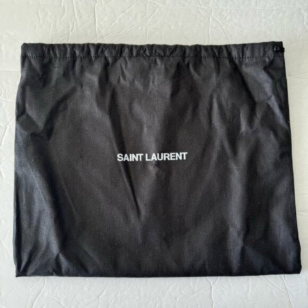 Authentic Saint Laurent Black Dust Storage Bag 12" x 13.5"